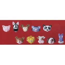 100 fèves Mister masks collection